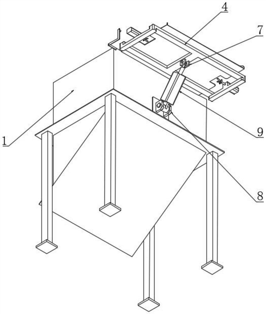 Feed bulk raw material packaging bag damage detection device