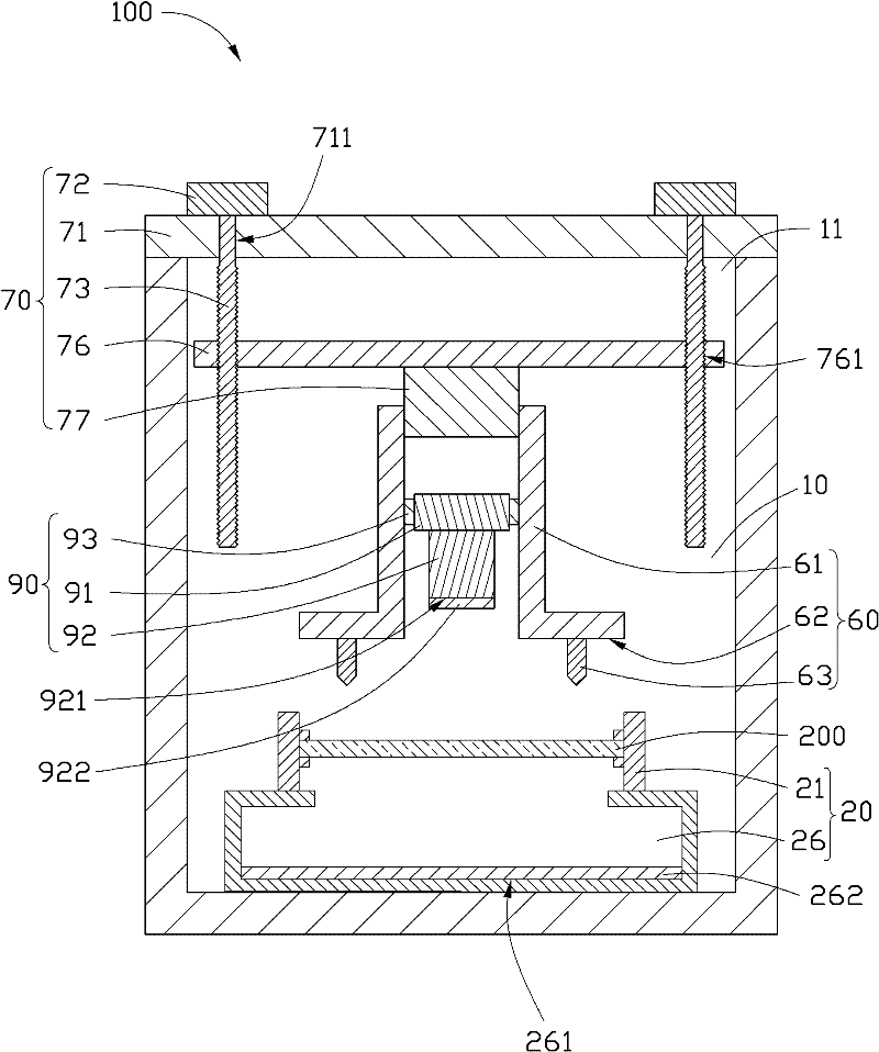 Glass processing device