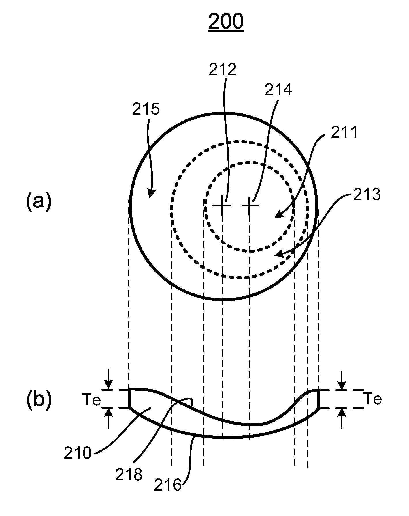 Prescription lens and method of making same