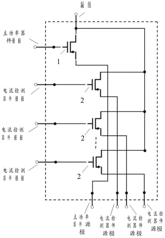 A single-chip current-sensing power device