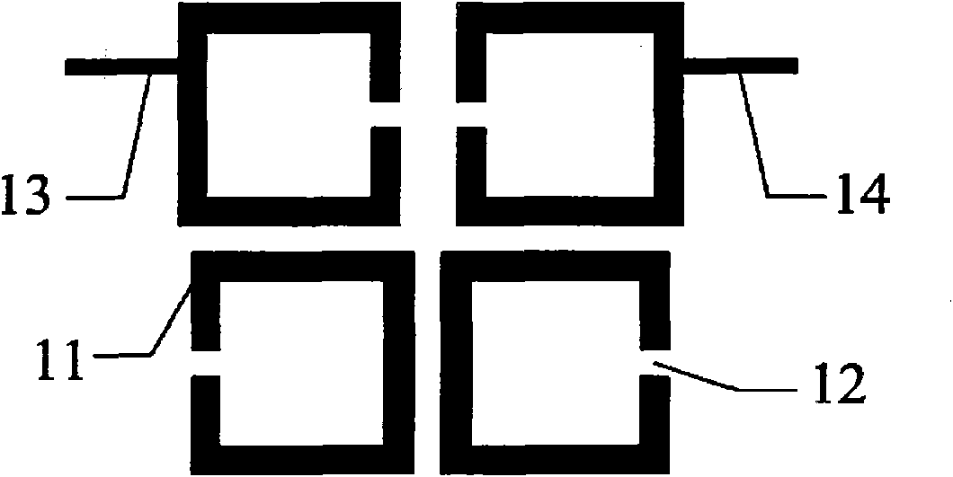 Controllable electromagnetic coupling microstrip split-ring resonator filter