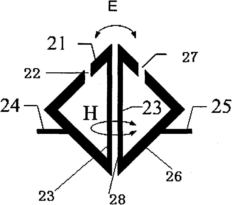 Controllable electromagnetic coupling microstrip split-ring resonator filter