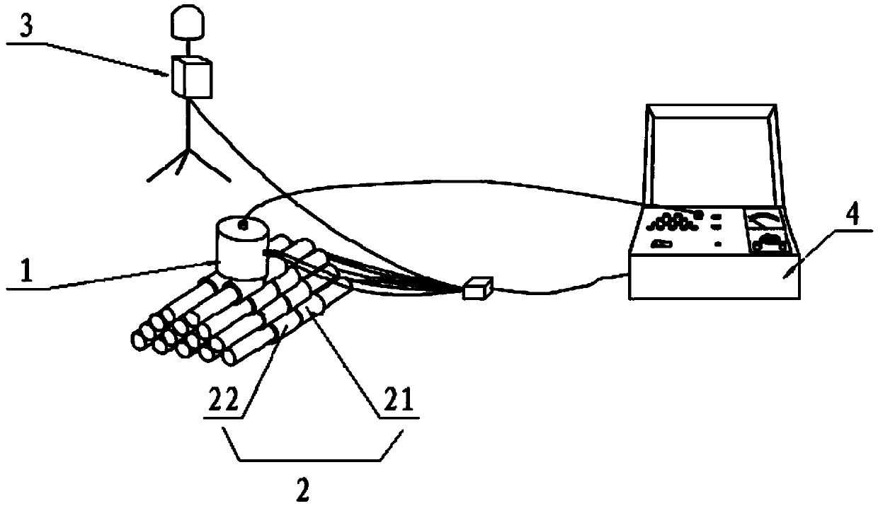 A kind of ammunition explosion simulation training device