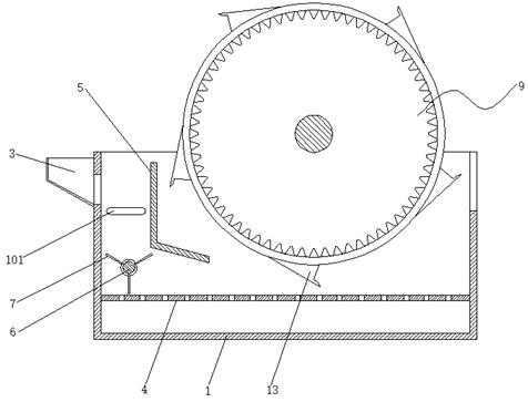 Wheat cleaning and drying integrated equipment