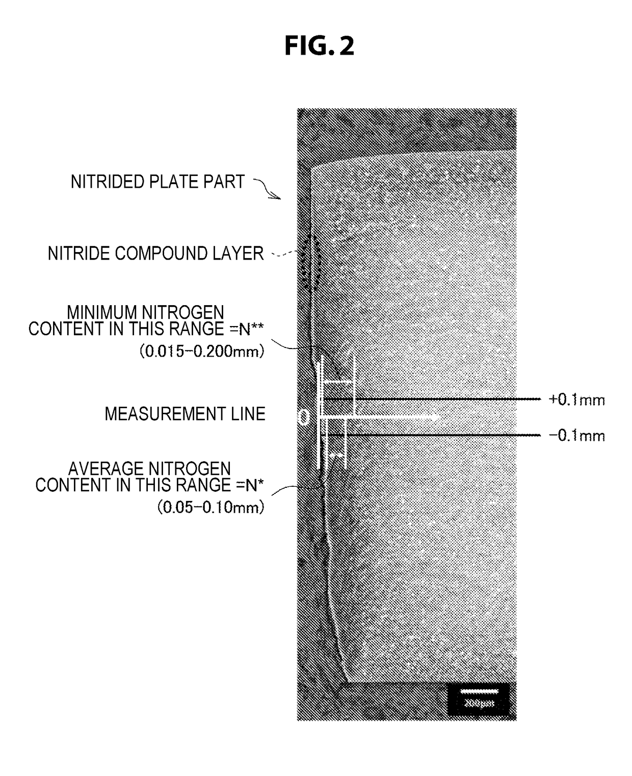 Nitrided plate part and method for producing the same