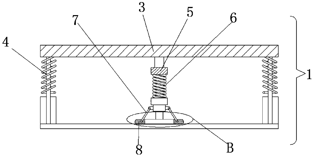 Drying device capable of detecting moisture of textile based on principle of separation and reunion