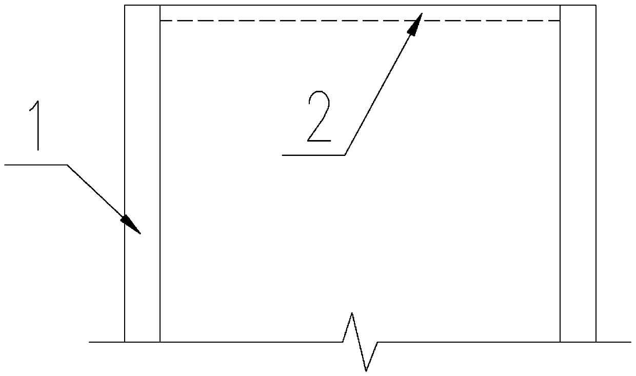 Poking-groove liner tube node structure applied to on-site splicing of box-type support