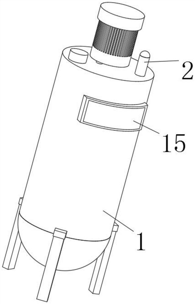 Anti-overflow structure of food processing device