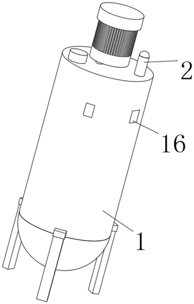 Anti-overflow structure of food processing device