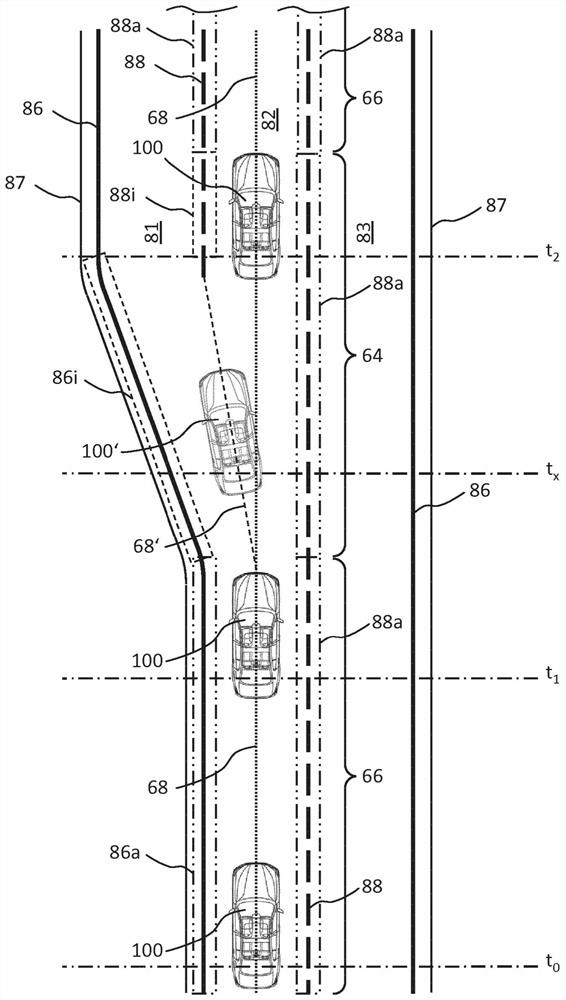 Method and system for detecting a lane