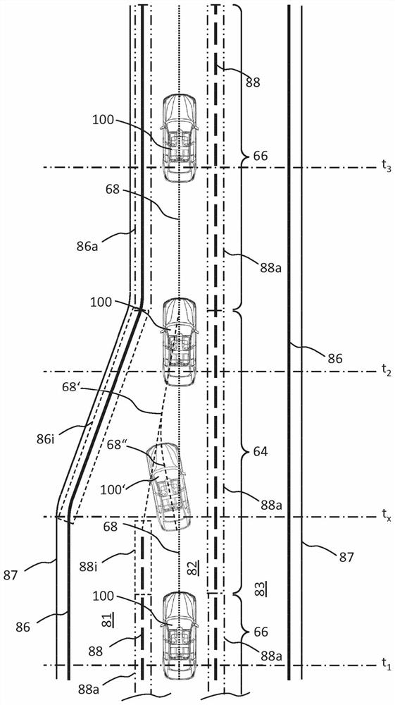 Method and system for detecting a lane