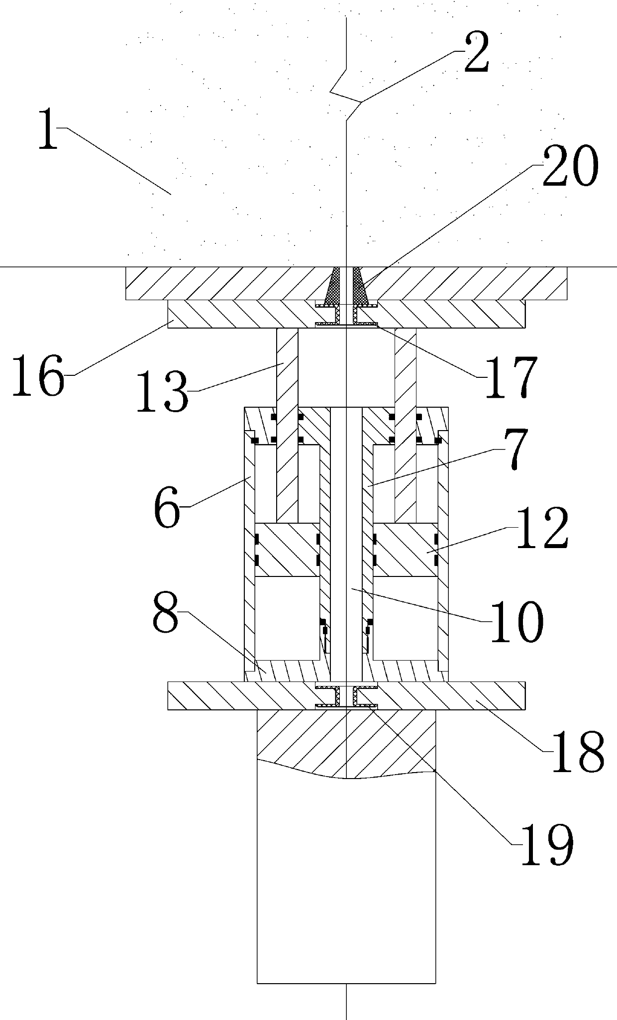 Anchor withdrawing and yielding device
