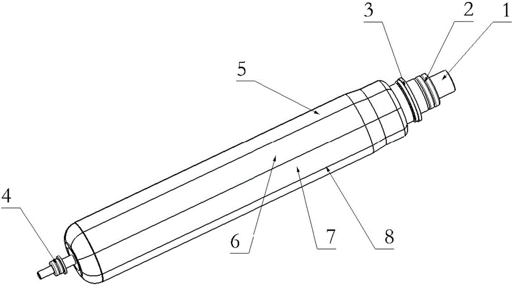 Barrel winding forming mold