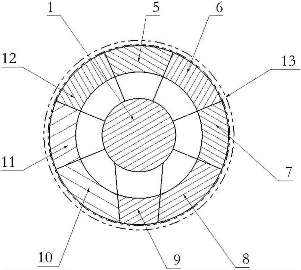 Barrel winding forming mold