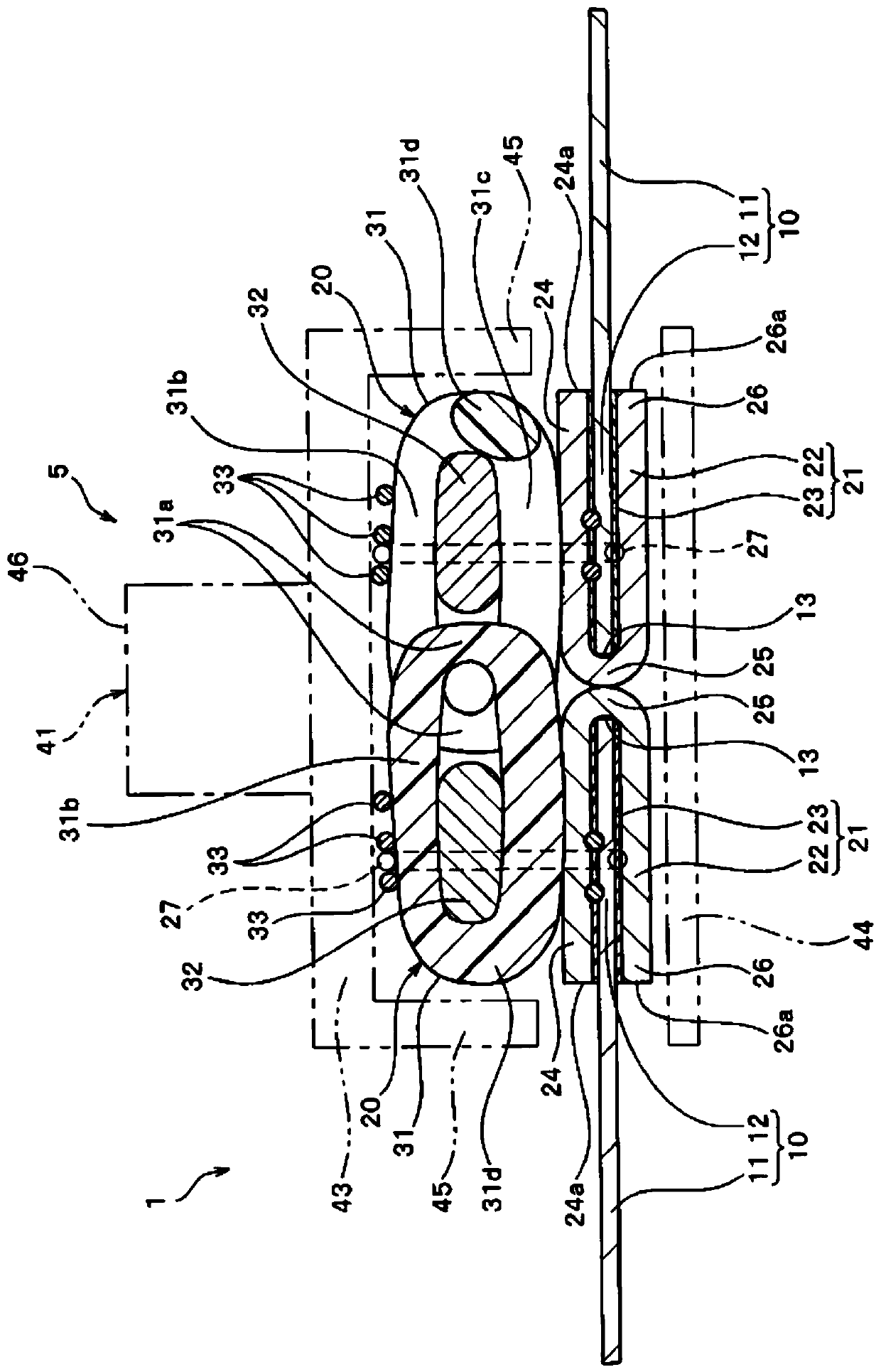 Product with slide fastener and method for manufacturing product with slide fastener