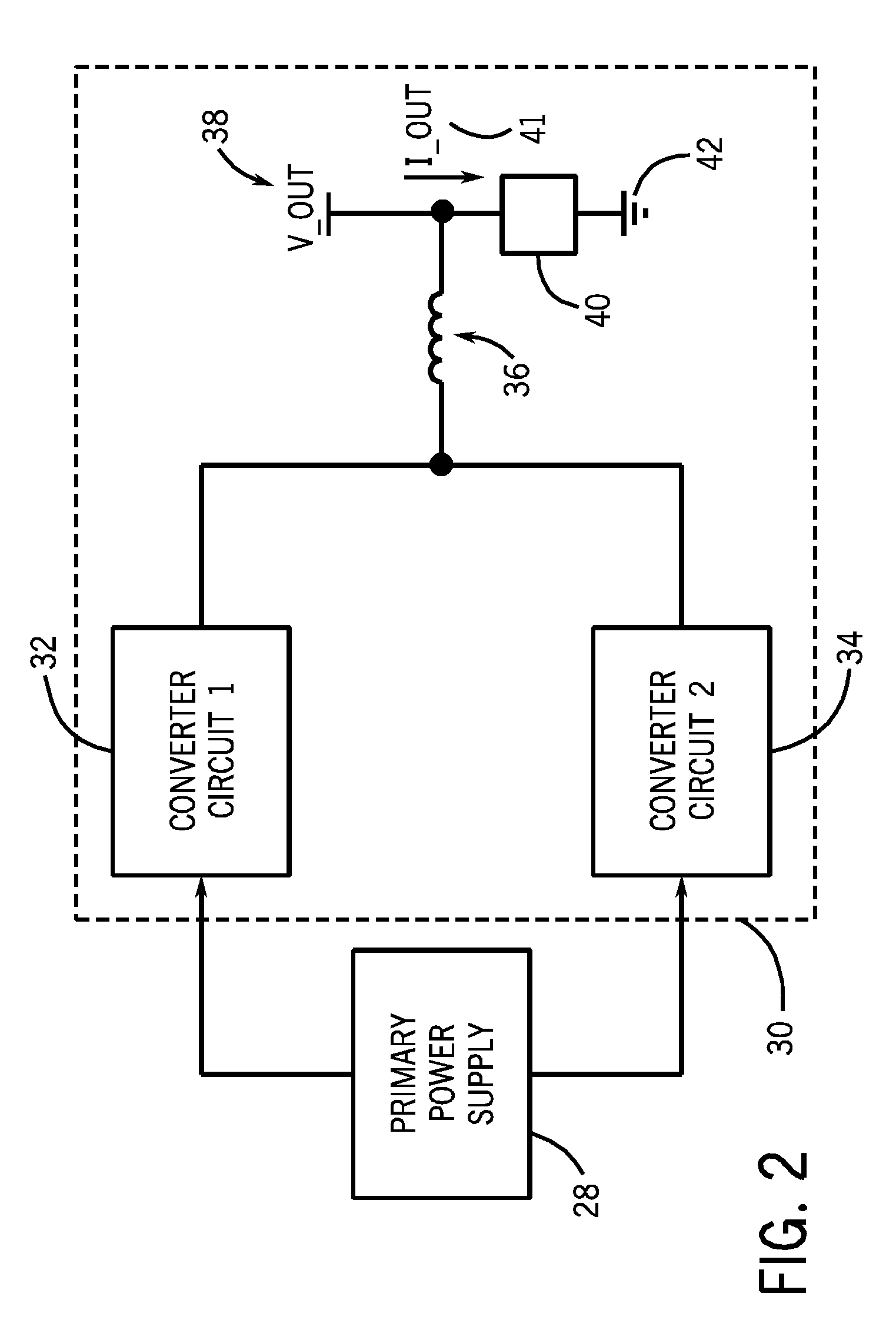 Battery charger using the phase shift by a pair of forward converting circuits