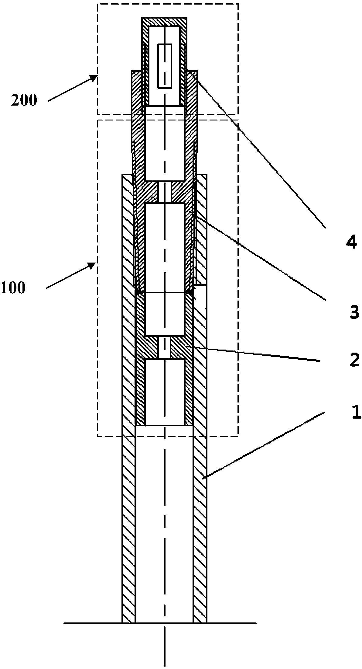 Throttling component used for once-through steam generator