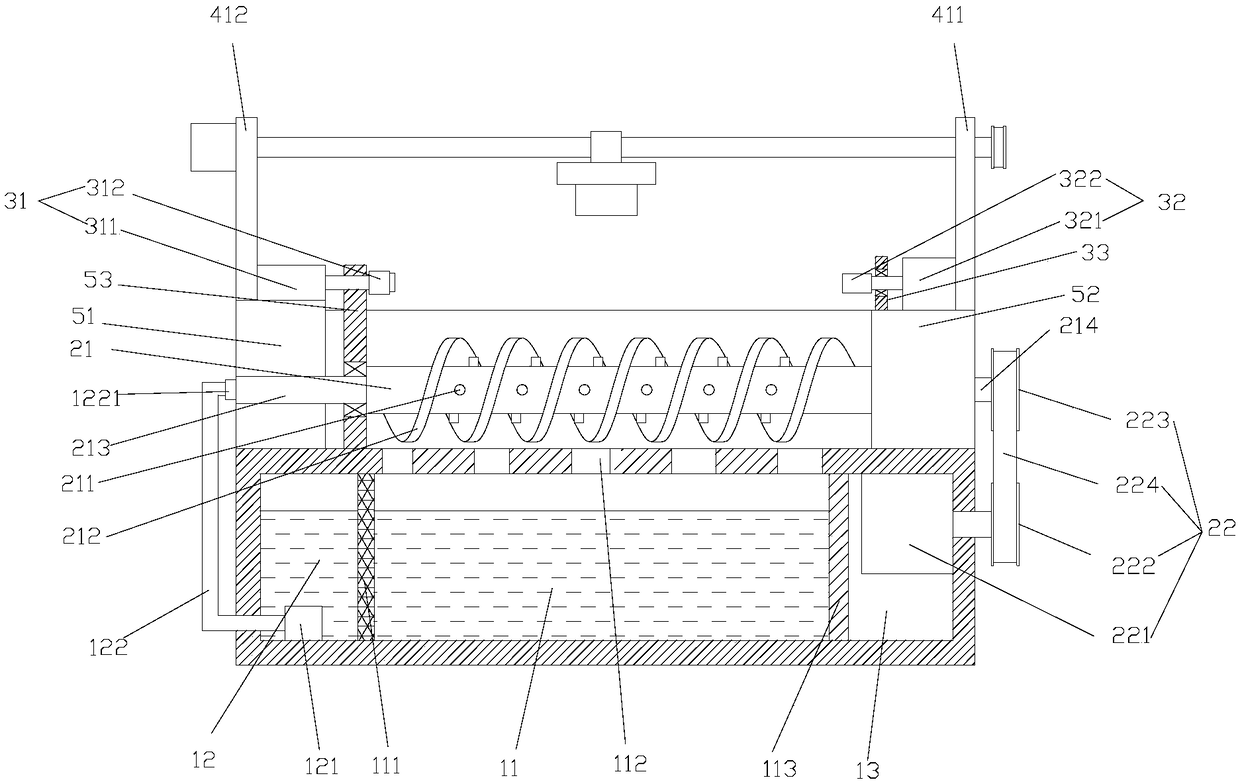 Washing and drying device and method for crankshaft of diesel engine