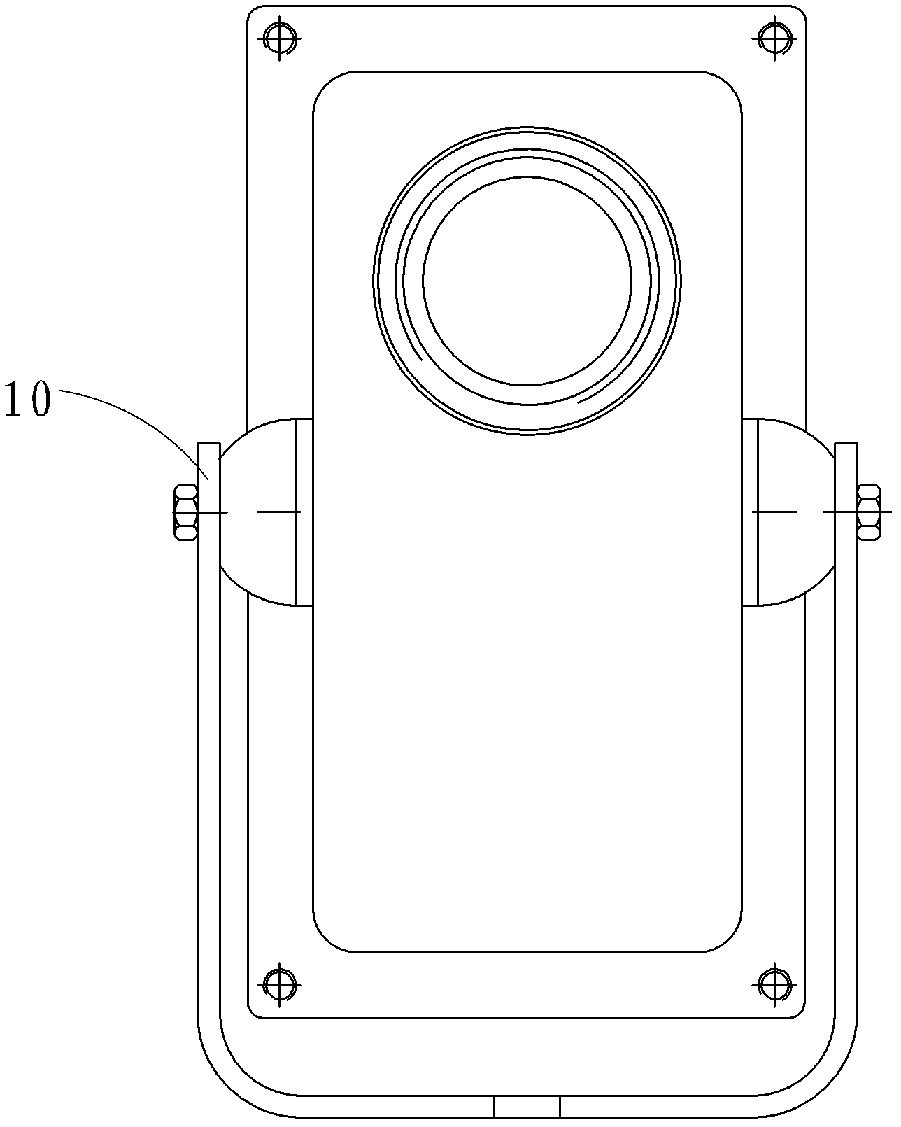 Infrared imaging device based on network