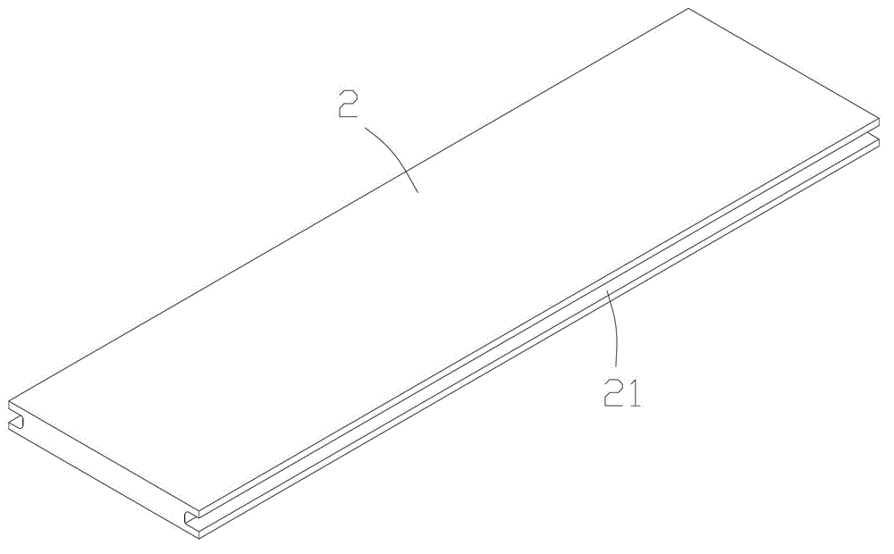 Outdoor wood plastic floor installation structure and installation method