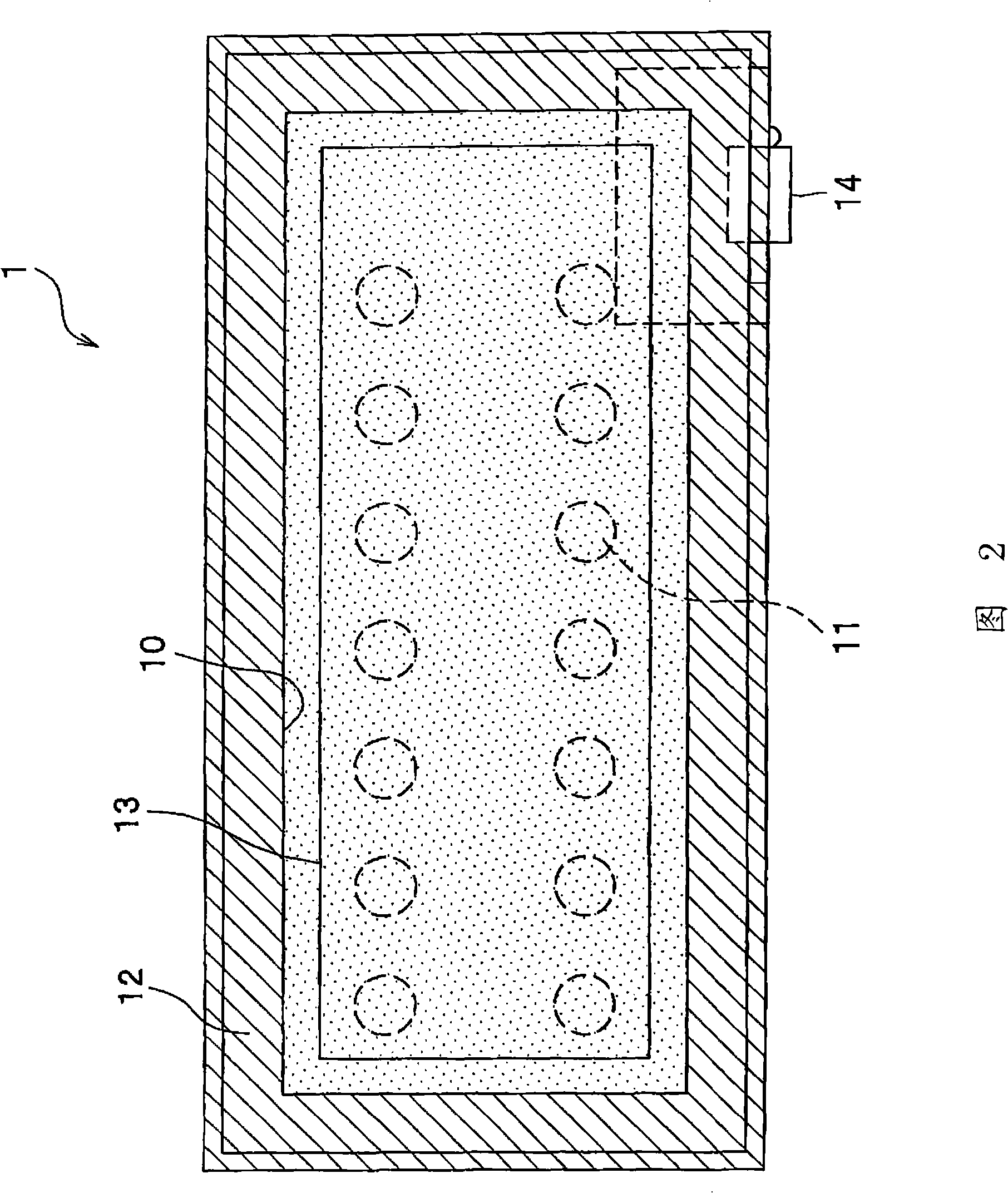 Underwater ultrasonic thawing device