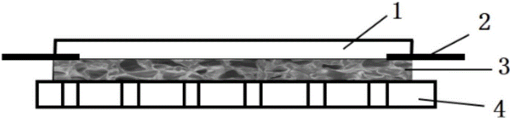 Applicable ion type flexible humidity sensor and preparation method and application thereof