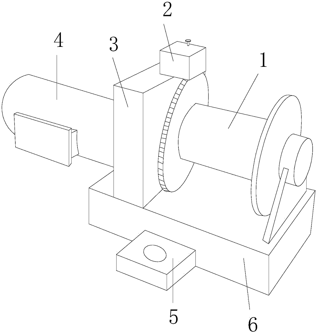 A twisted grinding structure for electric power construction which adjusts magnetic flux by water pressure