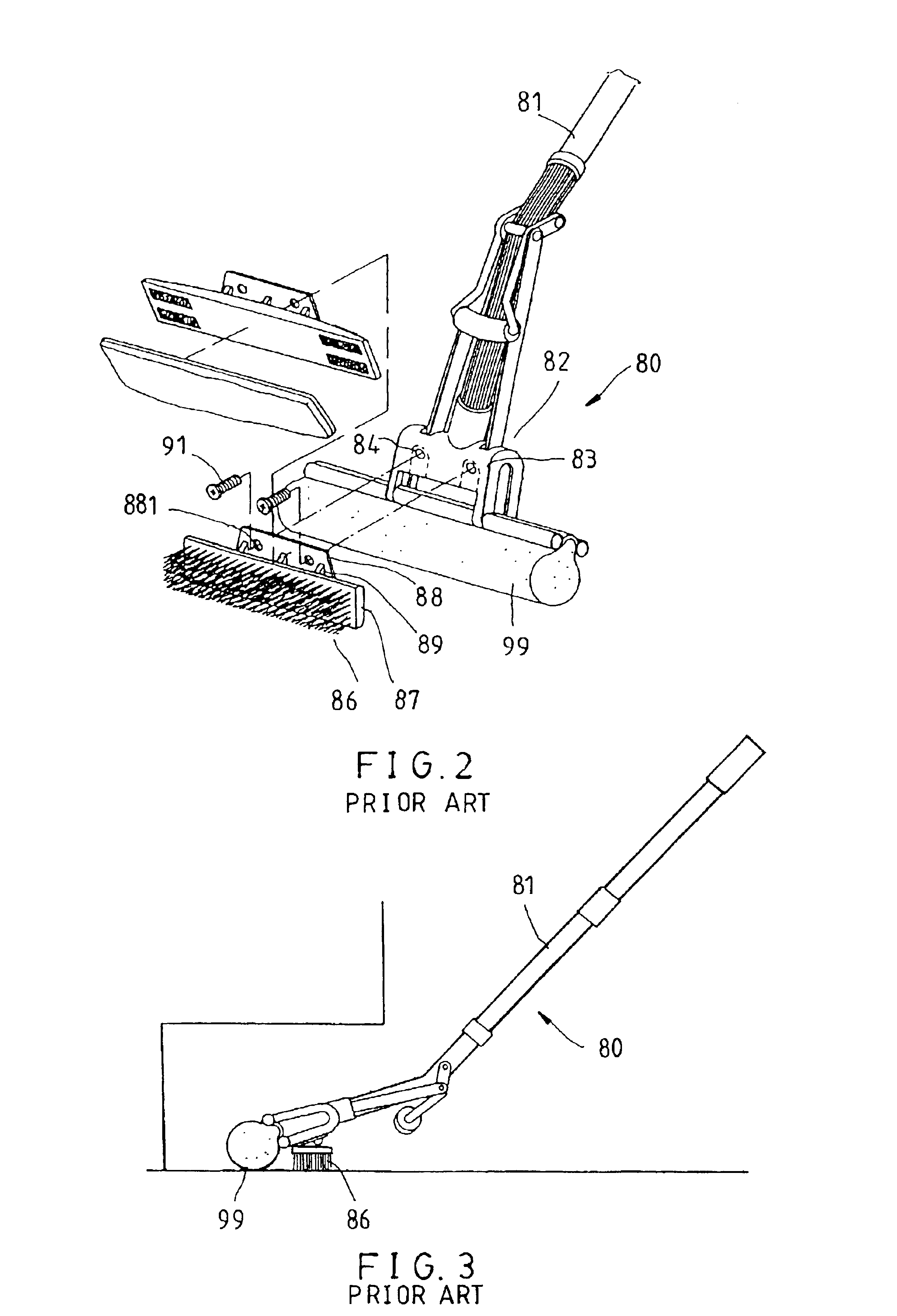 Sponge mop assembly