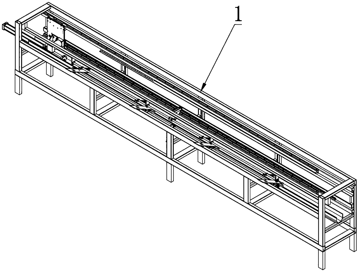 Mechanical equipment for automatically cutting steel bars