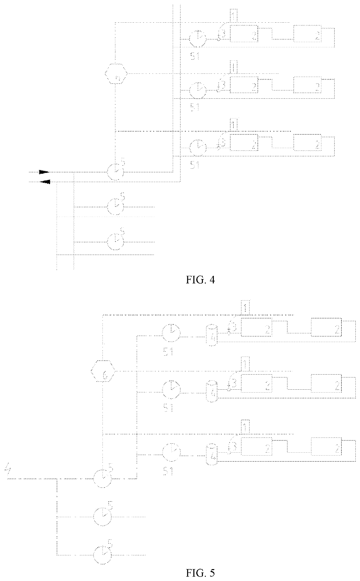 Metering and Distribution Device and Method Based on a Matching Coefficient