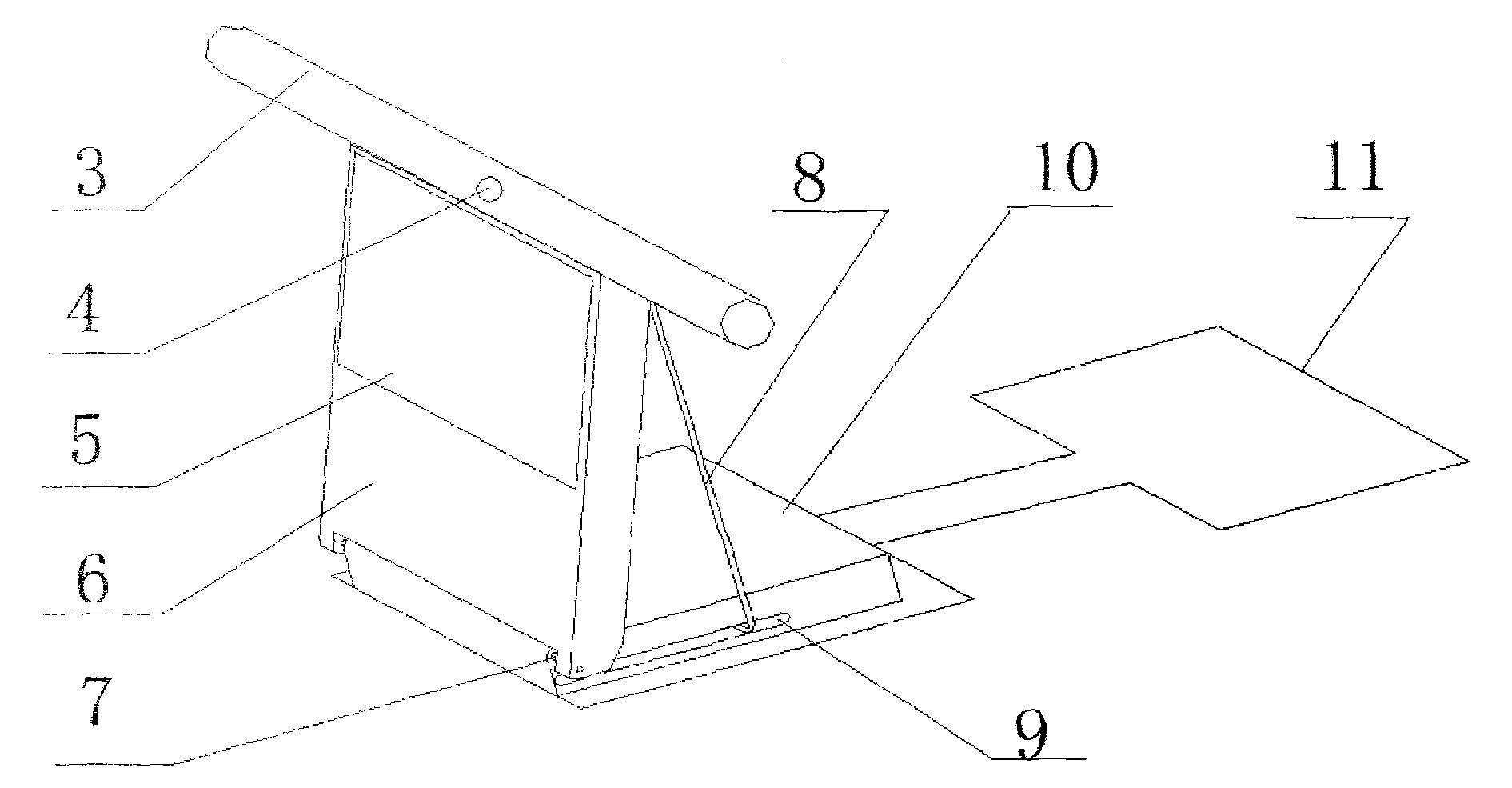 Intelligent parking spot lock capable of encircling vehicles