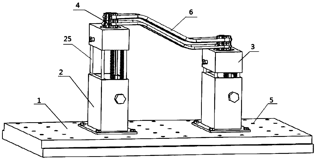 Supporting device for hydraulic pipeline vibration test of aero-engine