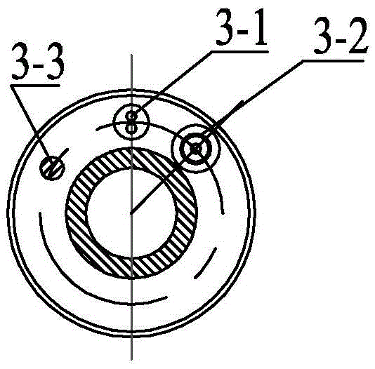 A Straight Valve Layered Dispenser with Special-shaped Liquid Inlet