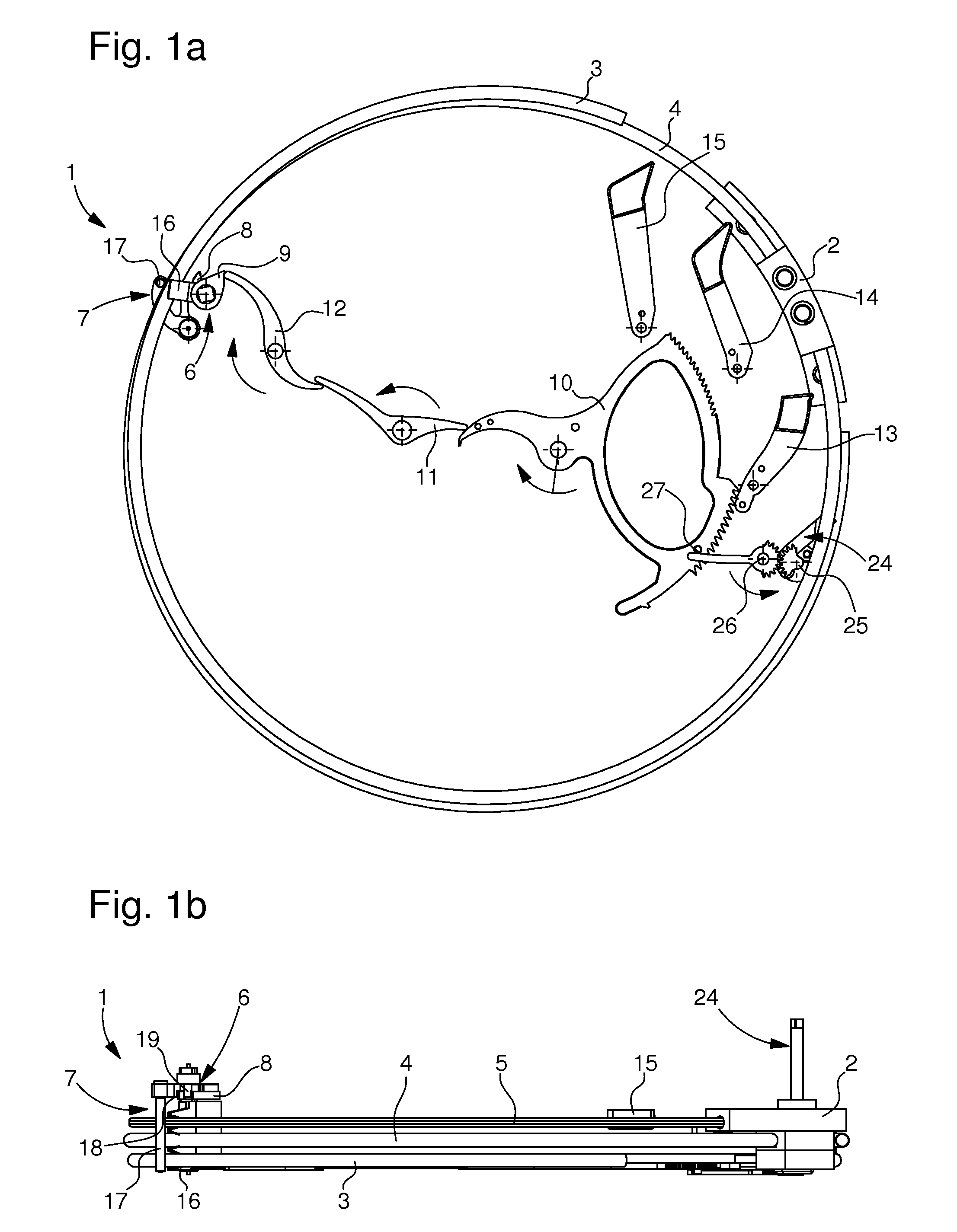 Striking mechanism with a gong noise insulator arrangement for a watch