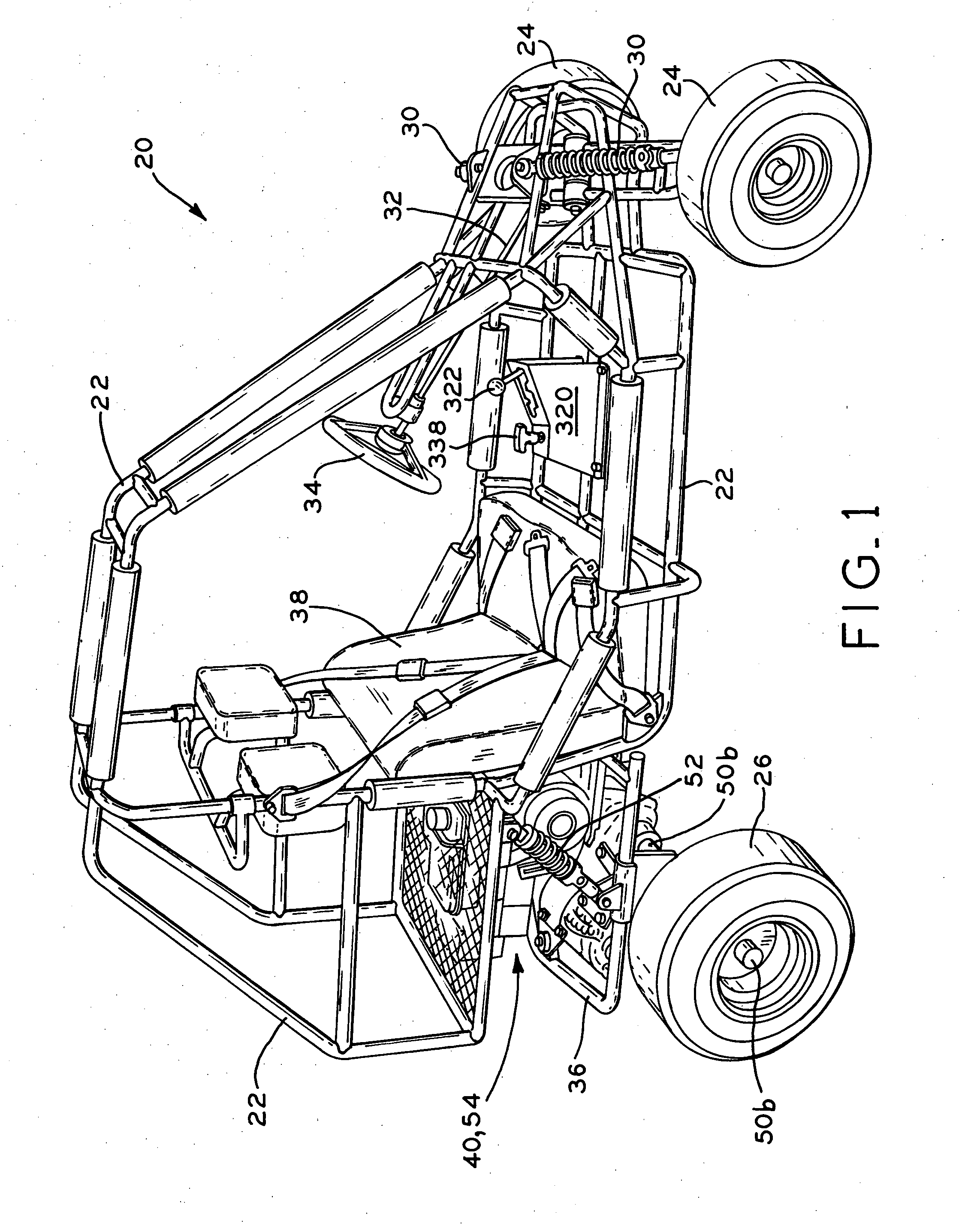 Power train for small recreational vehicle