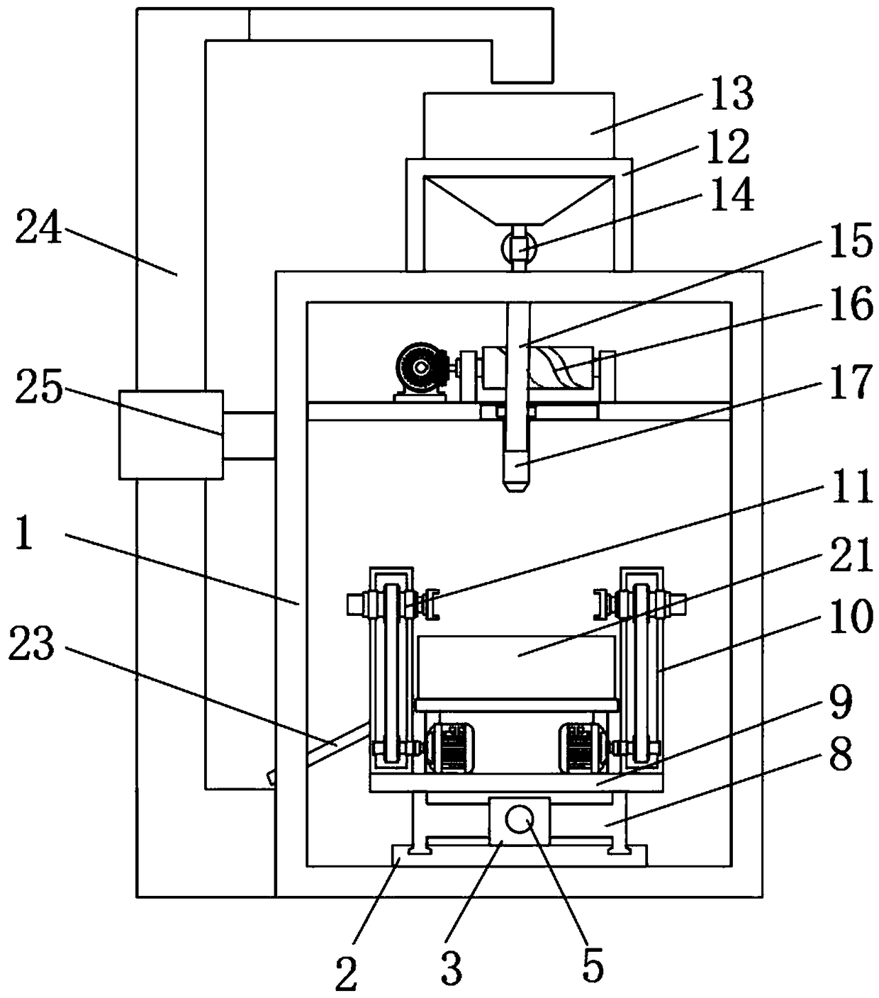 Rust removal device for automobile metal accessory