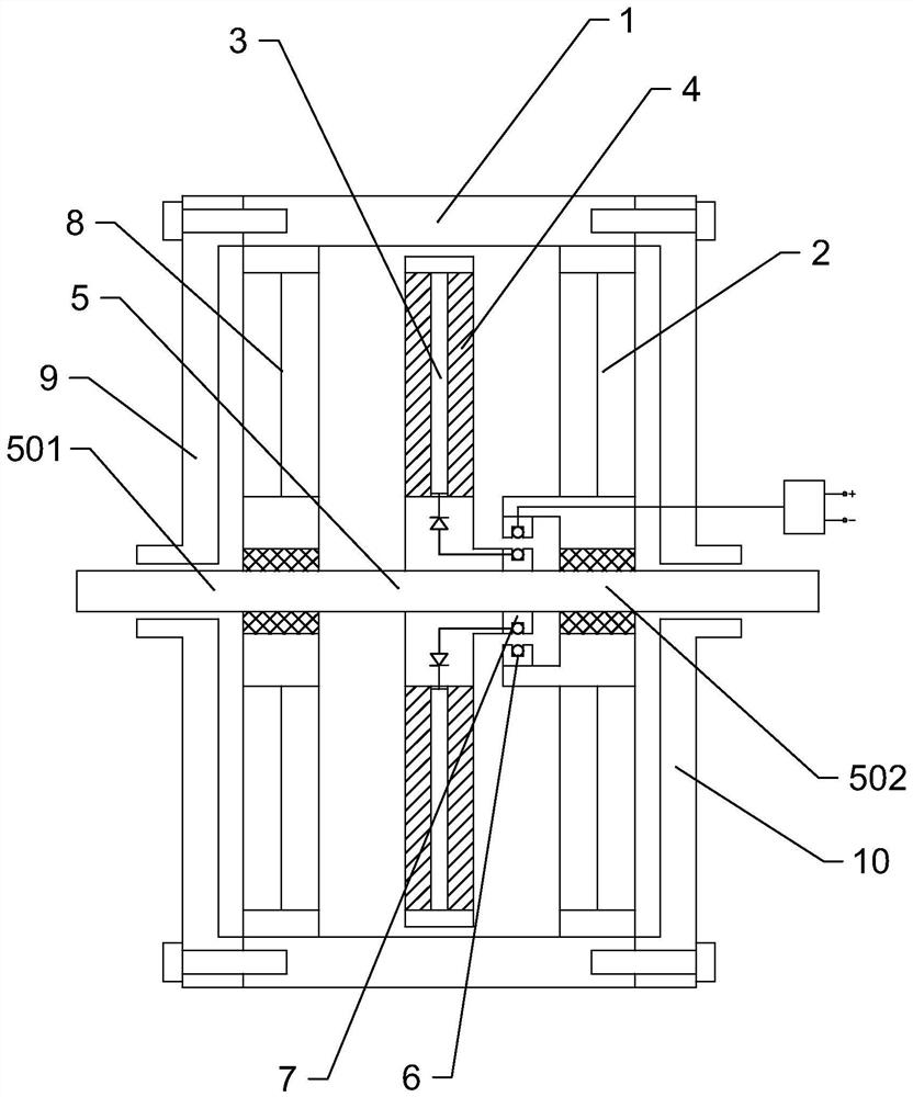 Disc type motor with ultra-low inertia