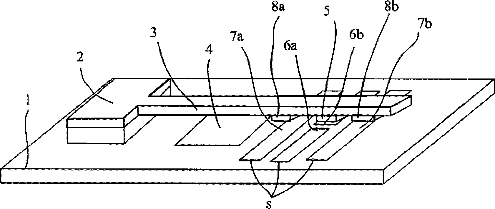 Integrated RF MEMS switch