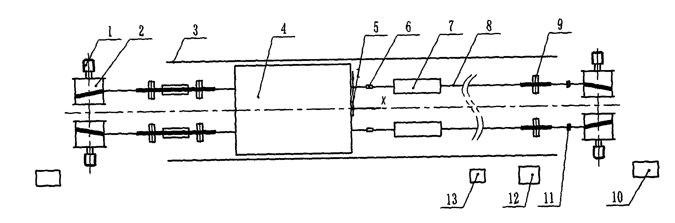 Test stand and method for ultra-deep mine hoisting systems