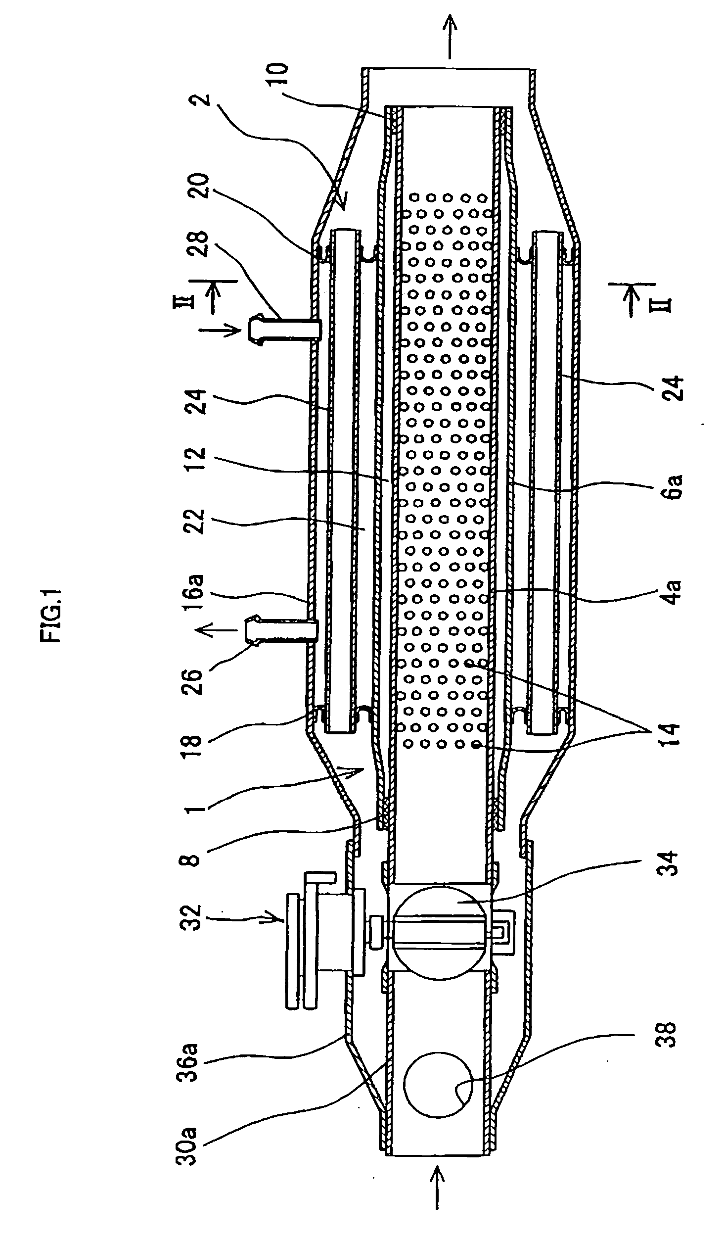 Exhaust heat recovery muffler