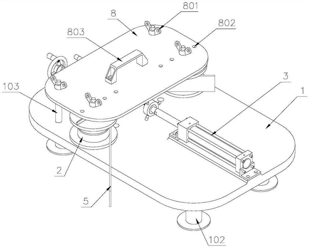 Transformer low-voltage side busbar flat bending and vertical bending integrated device