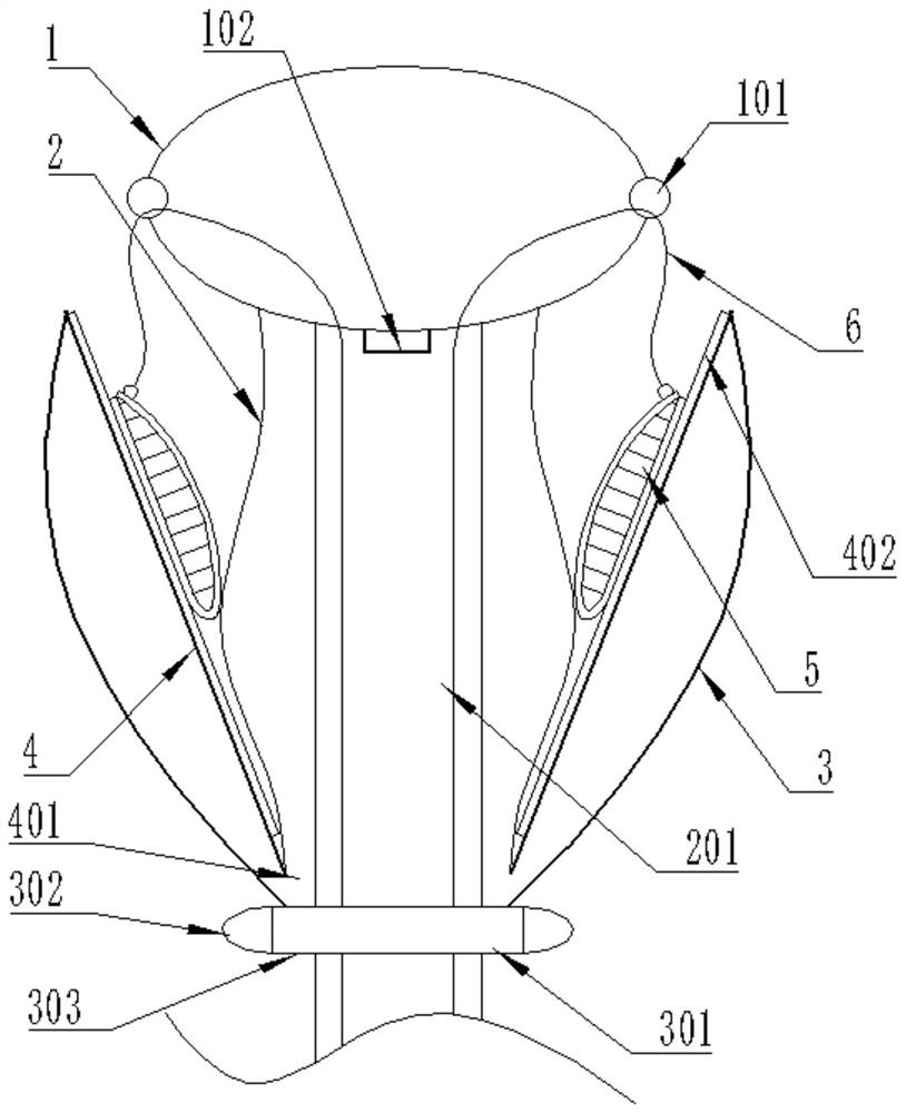 Cardiac apex implantation cuspid valve clamping device and cardiac apex implantation cuspid valve clamping method