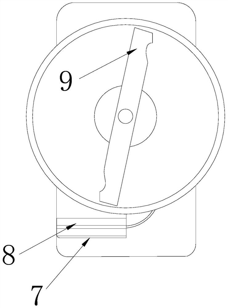 A lawn mower powered by rotating wind and dehumidified with the help of motor heat