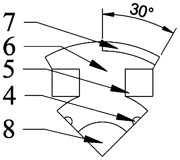 Hybrid excitation wound rotor and hybrid excitation wound synchronous motor