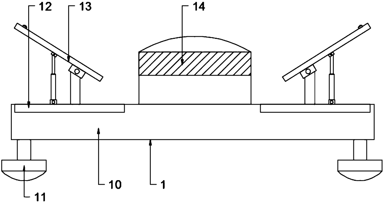 Environment-friendly street lamp having function of introducing sunlight to underground