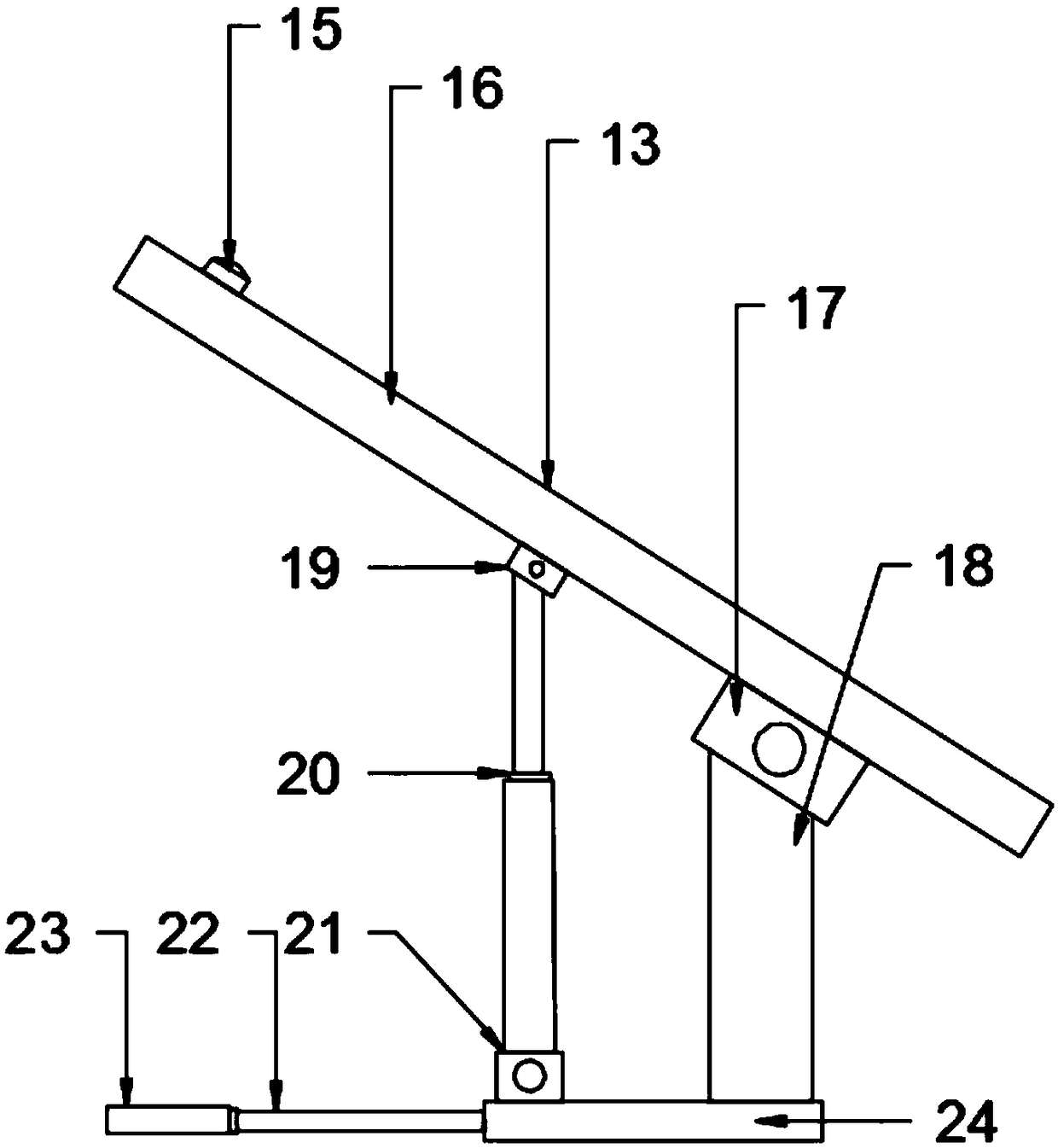 Environment-friendly street lamp having function of introducing sunlight to underground