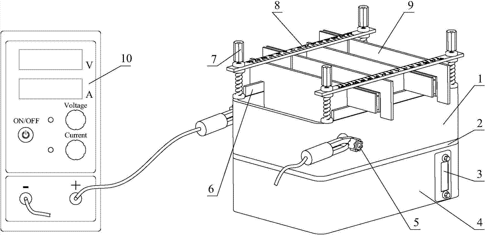 Device and method for quick extraction of electrical stimulation earthworm body fluid