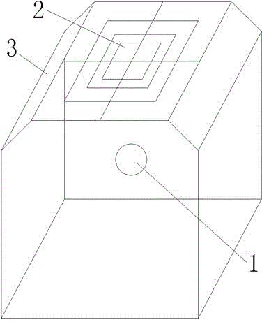 Verification die body for isocenter and radial range during radiotherapy