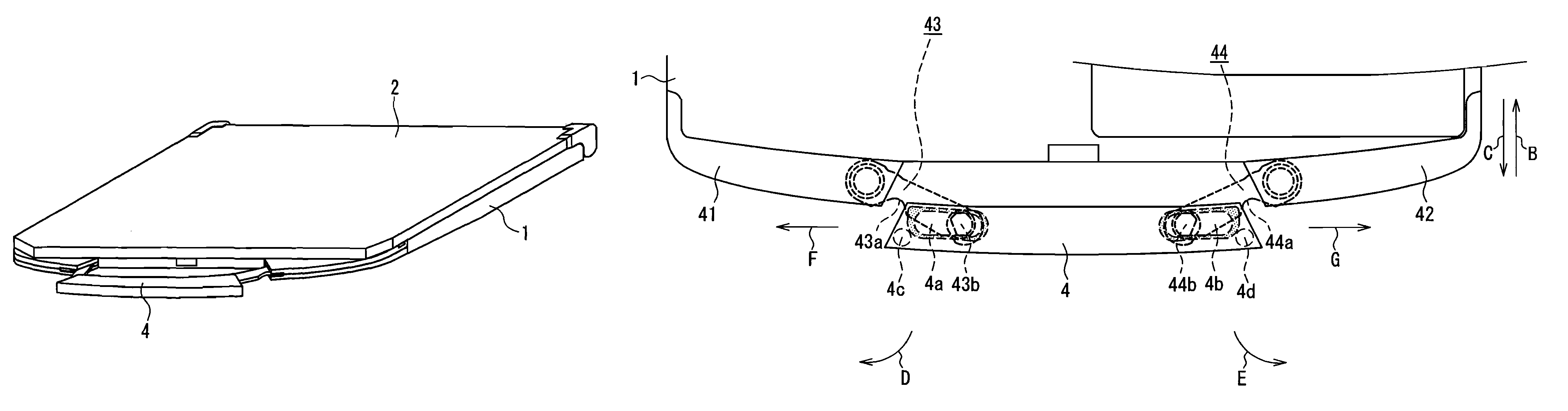 Grip device and information processing unit