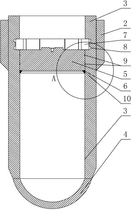 Deep sea ultrahigh pressure environmental simulation and detection device